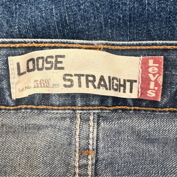 Levi’s Blue Loose Straight Fit 569 Jeans B17/23 - Picture 8 of 13